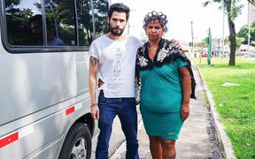 Big Belly Grannys First Anal Threesome in a Van