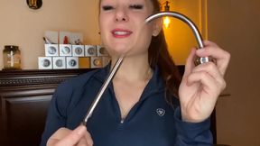 Cruel Reell Tests Steel Anal Hooks - Bondage Pleasure by Steeltoyz