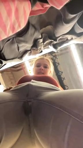 Masturbating in public