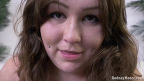 Hot Aleah Paris Gets Spanked and Splashed with Sperm