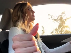 Milf vixen surprises stepson with sensual handjob in public