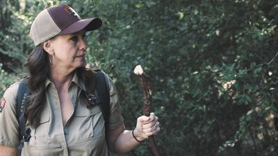 Hot Sexy Mature MILF Park Ranger Gets Caught Pleasuring Herself By A Younger Lost Hiker - Roxie The Park Ranger