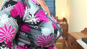 Naughty Grandma Maria Masturbating a Lot
