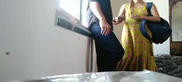 Sexy desi student girl was by the tuition teacher