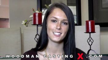 Dark-haired beauty gives explicit blowjob before rough fuck