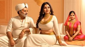 Cheating Stepsister fucked by a huge Indian Dick