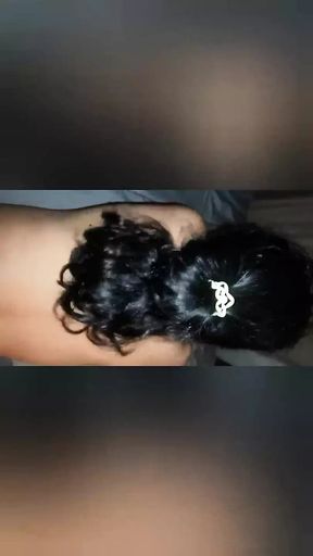 Cheating Mexican wife shows off her body, puts on oil and gets by her lover