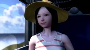 Yosino Tamaki – 3D Hentai Game Girl Gets Old Man's Dick Deep Inside