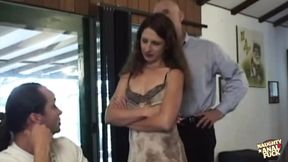 Her Husband Is Looking for Some Excitement and Puts Her in a Wife Sharing Gangbang