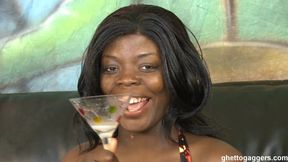 Black trashy slut hardcore face fuck video