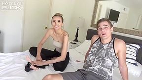 Stud Gets Strap On Fucked By Student 18+