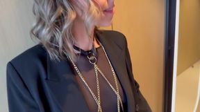 Wife Fucks Two Cocks After Night Out Before Being Covered in Cum  Hotwife